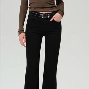 Citizens of Humanity Lilah Bootcut Jeans in Plush Black, size 25